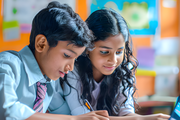 students learning english - LELE