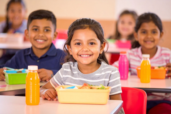 English cartoon children learn Bengali — Bengali child watching English cartoons with Bengali subtitles to learn English