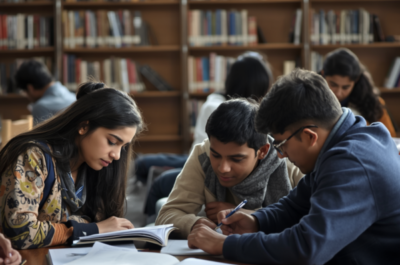 English tuition for class 11 and 12 Kolkata — HS student studying English board exam preparation with expert tutor at LELE